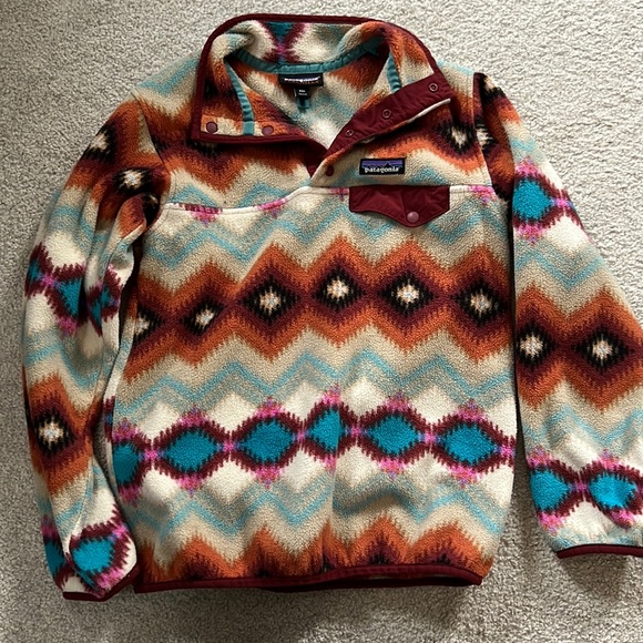 Patagonia Synchilla Aztec Print Fleece Pullover - Picture 2 of 9